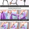Aerial Yoga Swing Set Yoga Hammock Trapeze Sling Kit Extension Strong Antigravity Ceiling Hanging Inversion Swing Professional Studio Equipment Multiple Sizes & Color - Image 6