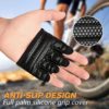 RYMNT Minimal Weight Lifting Gloves,Short Micro Workout Gloves Grip Pads with Full Palm Protection & Extra Grip for Men Women Weightlifting,Gym,Exercise Training - Image 3
