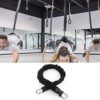 giveyoulucky Leg Stretcher Strap Hanging Rope Stretching Equipment Strap for Dance Aerial Yoga Ballet Leg Stretching Exercise Black 70 - Image 2
