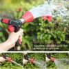 FANHAO High Pressure Fireman's Spray Nozzle, Heavy Duty Metal Garden Hose Nozzle with Slip Ergonomic Grip and Lever Handle, Adjustable Water Nozzle for Watering Lawn and Garden - Image 5