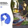 Aerial Yoga Hammock Ceiling Mount: Yoga Swing Elastic Stretch Nylon Swing with Strap Carabiners for Antigravity Yoga Indoor Pilates Inversion Exercises for Kids Blue - Image 7