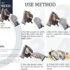 WENDOM Oyster Shucking Knife with Cut Resistant Gloves White Non-slip Easy to Grip Handle 3.5'' Oyster Shucker Tools - Image 5