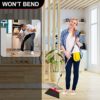 Broom Strongest 80% Heavier Duty - Outdoor Broom Indoor Broom, Angle Broom with Extendable Broomstick for Easy Sweeping - Easy Assembly & Durable, Great Use for Home Kitchen Room Office Lobby Floor - Image 5