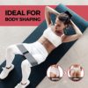 Resistance Bands Set, Suright 3 Packs Fabric Workout Bands with 3 Resistance Levels, Non-Slip Exercise Bands Elastic Resistance Loops Bands with Carrying Bag for Legs, Butt, Hips and Glutes - Image 3