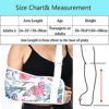 Ledhlth Rose Arm Sling for Women Flower Shoulder Sling for Shoulder Injury Elbow Wrist Sling for Broken Arm Adults Sling for Shoulder Surgery Youth Sling for Torn Rotator Cuff - Image 2