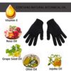 EXPER Men's Large Moisturizing Gloves with Gel Lining - Dry Hands Treatment Hydrating Cracked Hand Healing Gloves - Repair Rough, Chapped Skin Overnight (Black) - Image 3