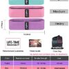 WALITO Resistance Bands for Legs and Butt, Fabric Exercise Loop Bands Yoga, Pilates, Rehab, Fitness and Home Workout, Strength Bands for Booty - Image 6