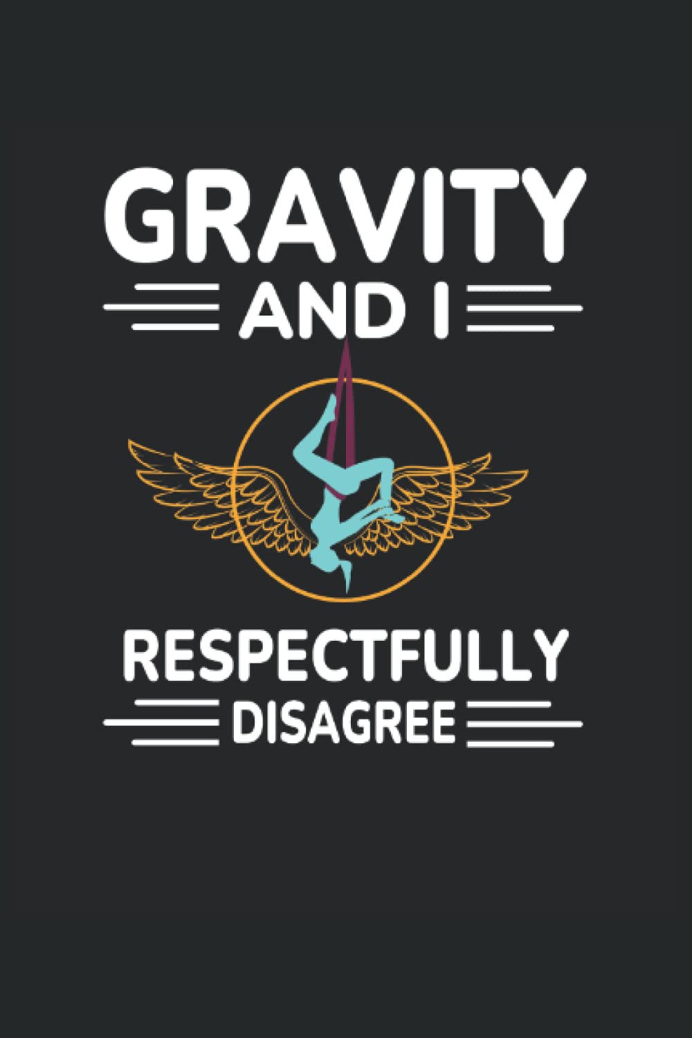 Aerial Yoga Aerial Hoop Air Silks Acrobatics Silk Dancer: 6x9 - Graph Paper - Notebook with 100 pages