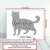 American Curl Cat Lovers Gifts for Women, Men, Mom, Dad • Personalize Custom Art Print Portrait Merchandise • 8 x 10 • 8.5 x 11 • 11 x 14 Mat+Mount • Handmade USA - Image 2