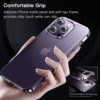 Alphex Beyond Clear for iPhone 14 Pro Max Case [Durable Than Clear Case][Anti-Yellow] 8FT Military Grade Protection Soft Shockproof Bumper Matte Slim Thin Phone Cover Women Men 6.7 inch, Deep Purple - Image 6