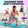 MhIL 5 Resistance Bands Set - Booty Bands for Women and Men, Best Exercise Bands, Workout Bands for Working Out Legs, Butt, Glute- Stretch Gym Fitness Bands, Workout Equipment , Workout Sets for Women - Image 5