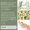 Élive Hand Moisturizing Gloves Overnight - Essential Jojoba Oil, Vitamin E Infused Gel Lining, Cotton Touch Screen Finger Tips, Hand Spa Dry Hands Treatment, Manicure Cuticle Repair Glove, Nurse Gifts - Image 5