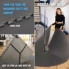 Dancing Pole Crash Mat Pole Fitness Exercise Mat Workout Gym Mat | Extra Thick 15mm | Huge 5.9' Diameter | Exercise Floor Mat Dancing Pole For Home Yoga Pilates Gymnastics | Interlocking EVA Safety - Image 6