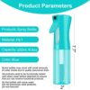 Empty Spray bottles, LERPOLOR Continuous Spray Bottle for Hair Styling, Spray Water Bottle Fine Mist Refillable, Skin Care, Showering Pets, Plants, travel, Ironing and Cleaning 6.8 Ounce (T-Blue) - Image 3