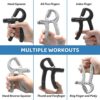 FitColt Grip Strength Trainer 2 Pack, Hand Grip Strengthener, Non-Slip Hand Gripper with Adjustable Resistance 11-132 Lbs, Forearm Strengthener for Hand Strength Training and Injury Recovery - Image 4
