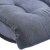 Amazon Basics Swivel Foam Lounge Chair - with Headrest, Adjustable, Denim - Image 4