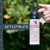 SABRE Frontiersman 7.9 oz. Bear Spray, Maximum Strength 2.0% Major Capsaicinoids, Powerful 30 ft. Range Bear Deterrent, Outdoor Camping & Hiking Protection, Quick Draw Holster & Multipack Options - Image 3