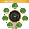 RESTMO Garden Hose Nozzle, Heavy Duty Metal Water Hose Nozzle with 7 Adjustable Spray Patterns, High Pressure Hand Sprayer with Flow Control, Best for Watering Plant & Lawn, Washing Car & Pet, Yellow - Image 3