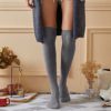 Scoks Girls Ladies Women Thigh High OVER The KNEE Socks Long Cotton Stockings Warm Stockings - Image 6