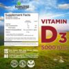 Vitamin D3 5000 IU 125mcg Gummies by New Age - 2 Pack - Support Immune Health - Non-GMO, Gluten-Free, Dairy-Free, No Gelatin - 120 Count - Image 6