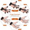 Hand Grip Strengthener - Adjustable Finger Exerciser and Finger Stretcher - Grip Strength Trainer for Hand Therapy, Rock Climbing - Relieve Pain for Arthritis, Carpal Tunnel - Image 3