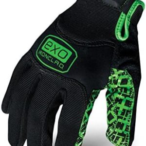 Ironclad EXO Motor Grip Glove; Work Gloves, Silicone-Infused Grip, (1 Pair), EXO2-MGG-04-L