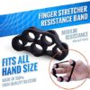 Hand Grip Strengthener (4 Pack) Forearm Exerciser Adjustable Resistance Hand Gripper, Finger Stretcher, Grip Ring and Finger Exerciser for Men and Women, Injury Recovery and Muscle Builder - Image 6