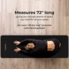 HemingWeigh Extra Thick Yoga Mat for Women and Men With Strap, 72x23 in Large Non-slip Exercise Mat for Home Workout Outdoor Training Pilates Stretching, Fitness Pad Cushions Knees and Back - Image 3