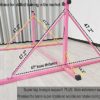 Seliyoo senior gymnastic bar 6FT in width,height adjusutable from 49.2" to 68.9" with super big extension bars,gymnastic kip bar for adults with limited 550 LBS - Image 4