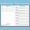 Fitness Planner - Workout Planner for Woman and Man, Fitness Planner for Women & Men - A5 Hardcover Workout Journal/Planner to Track Weight Loss, GYM, Bodybuilding Progress - Daily Health & Wellness Tracker，Black - Image 3