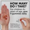 SmartyPants Kids Formula Daily Gummy Multivitamin: Vitamin C, D3, and Zinc for Immunity, Gluten Free, Omega 3 Fish Oil (DHA/EPA), Vitamin B6, B12, 120 Count (30 Day Supply) - Image 5