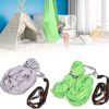 Hyuduo Aerial Yoga Swing, Aerial Yoga Hammock 1 X 2.8m Safe Breathable Relieve Pain Children's Elastic Hammock for Yoga Children Use (Green),Hammock - Image 8