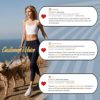 TNNZEET Black High Waisted Capri Leggings for Women, Buttery Soft Workout Yoga Leggings - Image 3