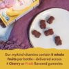 Garden of Life mykind Organics Kids Gummy Vitamins - Fruit - Certified Organic, Non-GMO & Vegan Complete Children's Multi - B12, C & D3 - Gluten, Soy & Dairy Free, 120 Real Fruit Chew Gummies - Image 2