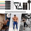 23Pcs Resistance Bands Set Workout Bands, 5 Stackable Exercise Bands with Handles, 5 Resistance Loop Bands, Jump Rope, Figure 8 Resistance Band, Headband, Cooling Towel - Image 3