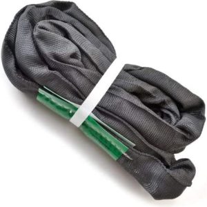 runner deer Black Spanset Round Slings for Aerial Hoop Rigging Aerial Silks Ringing Climbing (6'7"(2m))