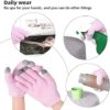 ZEPOHCK Moisturizing Gloves with Touchscreen for Dry Cracked Hands Spa, Gel Lining Infused with Essential Oils and Vitamins Moisten Hands Skin [One Size Fits Women and Men, Pink] (Gloves) - Image 7