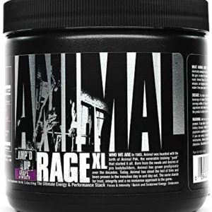 Animal Rage XL - Pre Workout Ultimate Energy and Performance Stack, Grape of Wrath, 30 (AM26)