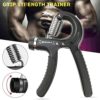 Grip Strength Trainer,Hand Grip Strengthener,Adjustable Hand Grips for Strength Training,Adjustable Resistance 11-132 lbs Forearm Exerciser for Muscle Building, black - Image 8