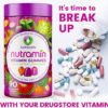NUTRAMIN Daily Vegan Keto Multivitamin Gummies Vitamin C, D3, and Zinc for Immunity, Plant-Based, Sugar-Free, Nut-Free, Gluten-Free, with Biotin, Vitamin A, B, B6, B12 & More 90 Count, 45 Day Suppy - Image 6