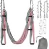 XIANGGUI 1983 Yoga Hammock Aerial Yoga Hammock Set Up Anti-Gravity Yoga Swing Super Powerful Aerial Yoga Upside Down Exercise and Extension Belt Pilates - Image 3
