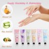 Hand Cream Gift Set, 12pc x 1floz Travel Size Hand Cream with Shea Butter, Natural Aloe, Vitamin E, Moisturizing for Dry Hand and Foot, Best Gift for Women, Mother's Day, Birthday, Christmas. - Image 3