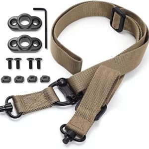 Rifle Sling Two Point Sling and Attachments Mounts Adjustable Length Tactical Slings with,Ar15 Accessories Sling