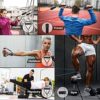 VEICK Resistance Bands Set,Exercise Bands,Workout Bands,Resistance Band with Handles for Men,Weights for Women at Home,Strength Training Equipment for Working Out - Image 6