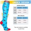 6 Pairs Compression Socks for Women & Men Circulation 20-30mmHg is Best Support for Running,Nursing,Athletic Sports - Image 7