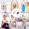 YL TRD V 2 Packs of Non Slip Fingerless Yoga Gloves Exercise Gloves Workout Gloves - Image 7