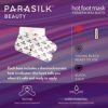 Parasilk Beauty Hot Foot Mask – 1 Pair Self Contained Paraffin Wax Boots for Intensive Hydration. Infused with Coconut Oil, Argan Oil, Marula Oil, and Vitamin E. One Size Fits Most - Image 2