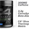 Cellucor C4 Ultimate Shred Pre Workout Powder, Fat Burner for Men & Women, Weight Loss Supplement with Ginger Root Extract, Icy Blue Razz, 20 Servings - Image 3