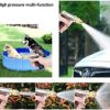 Garden Hose Nozzle, 100% Heavy Duty Metal Spray Nozzle High Pressure Water Nozzle with 4 Patterns for Watering Garden, Washing Cars and Showering Pets - Full Brass Nozzle + ABS Non-Slip Grip - Image 5