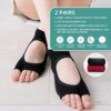Thumberly Toeless Yoga Socks 2 Pairs - Image 4